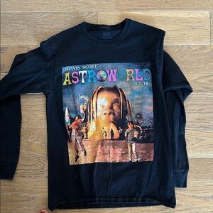 Fruit of the loom graphic long sleeve Travis Scott tee shirt